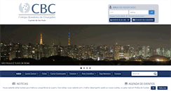 Desktop Screenshot of cbcsp.org.br
